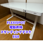 【昇降デスクレビュー】FLEXISPOTのスタンディングデスクが予想以上に便利で快適